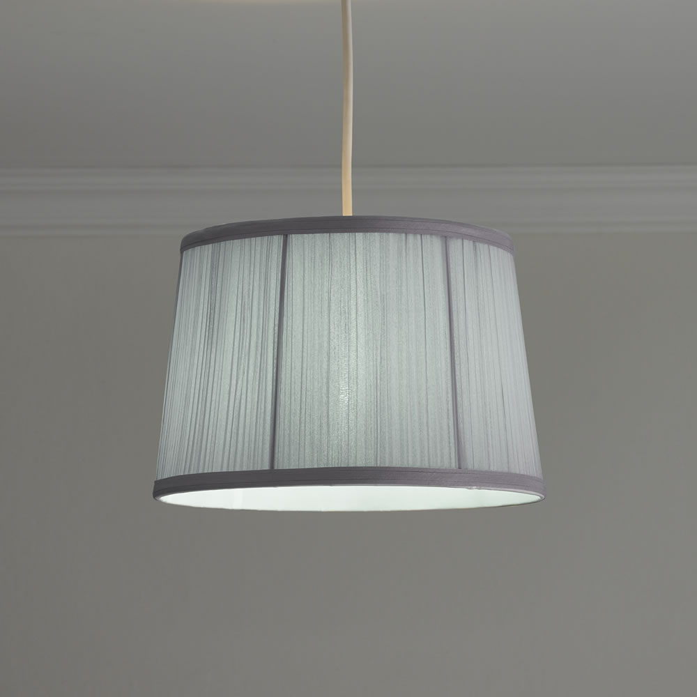 Wilko Pleated Mauve Light Shade Wilko