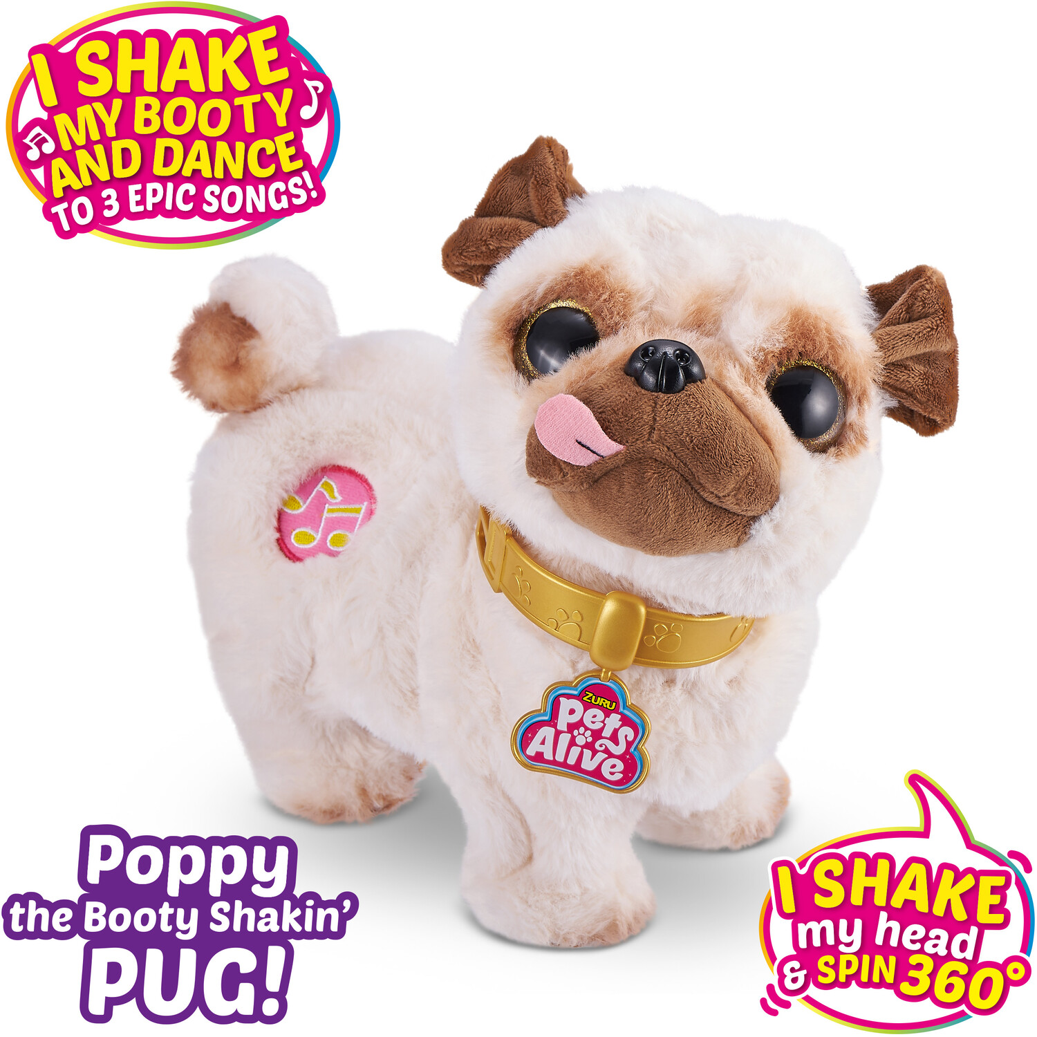 Pets Alive Booty Shakin' Pug Image 8