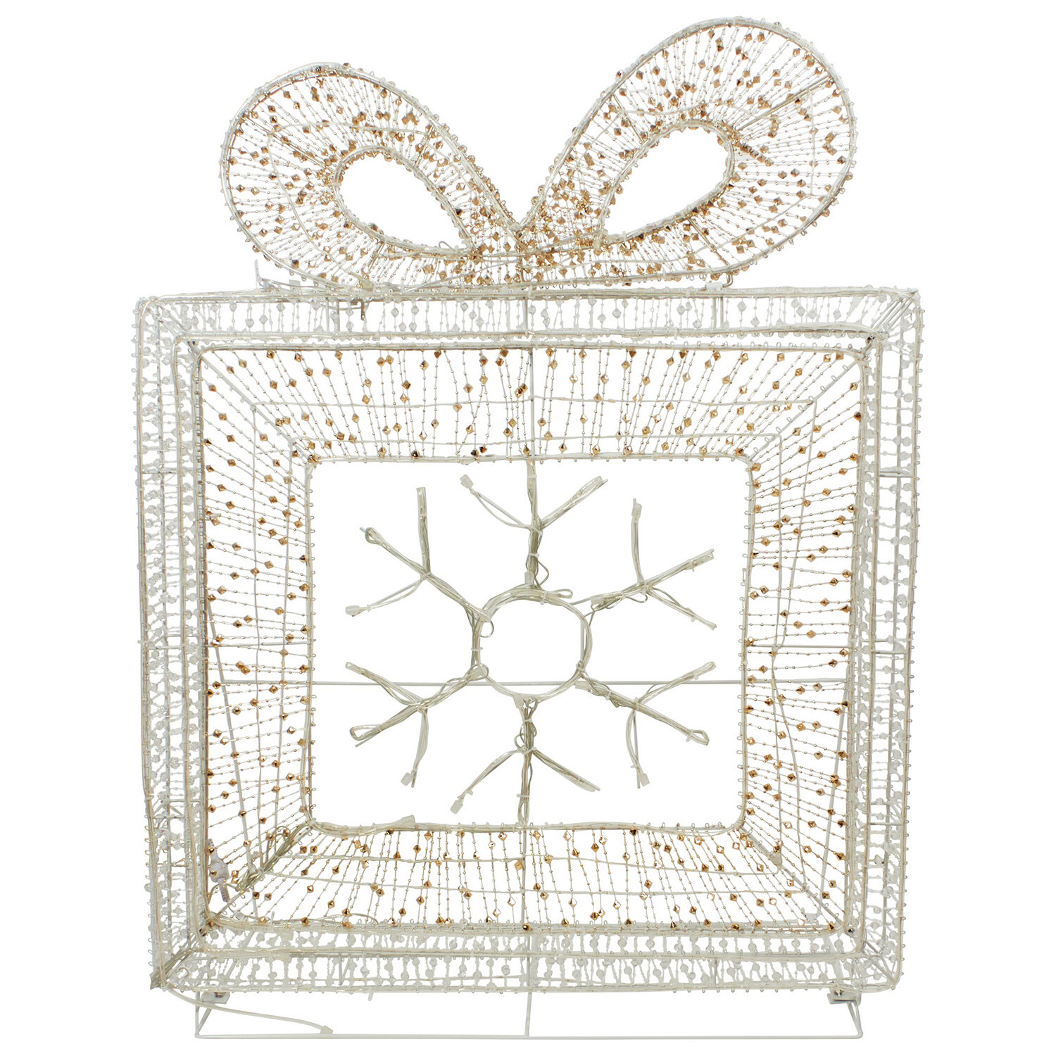 300 LED XL Christmas Present - Multicolour Image 1