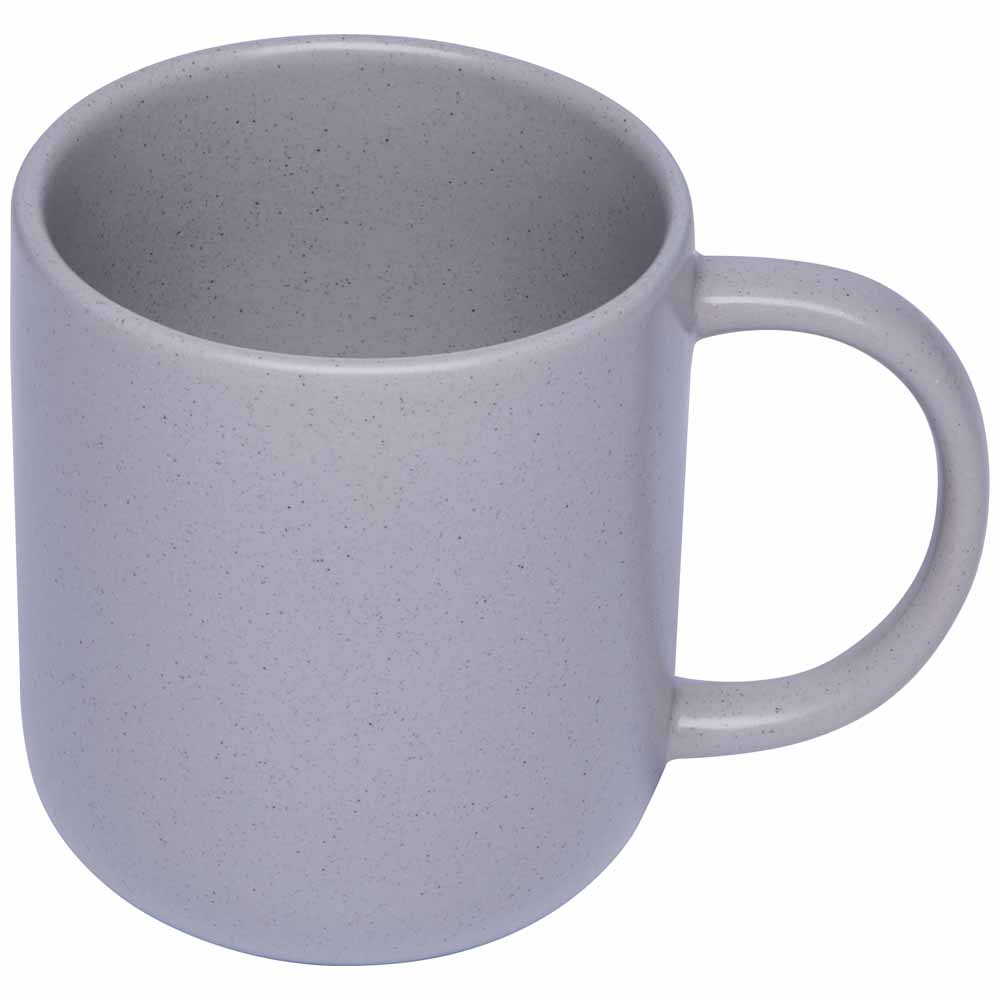 Wilko Speckled Grey Mug Image 2