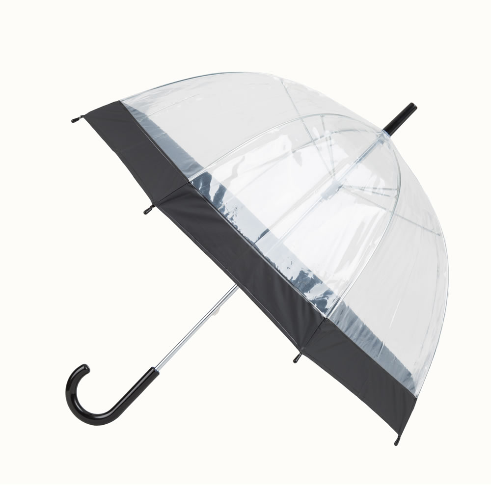 Single Wilko Dome PVC Umbrella in Assorted styles Image
