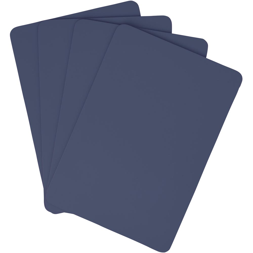 Wilko Indigo Placemats and Coasters 8 Pack Image 3