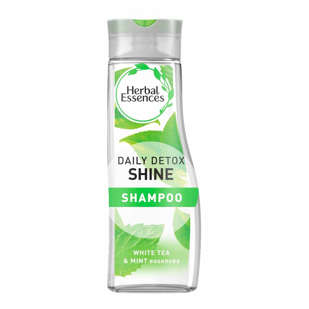 Herbal Essences White Tea and Mint Daily Detox Shine Shampoo 400ml Image 1