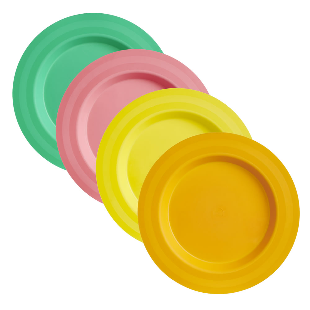 Wilko Picnic Plates 4pk Wilko