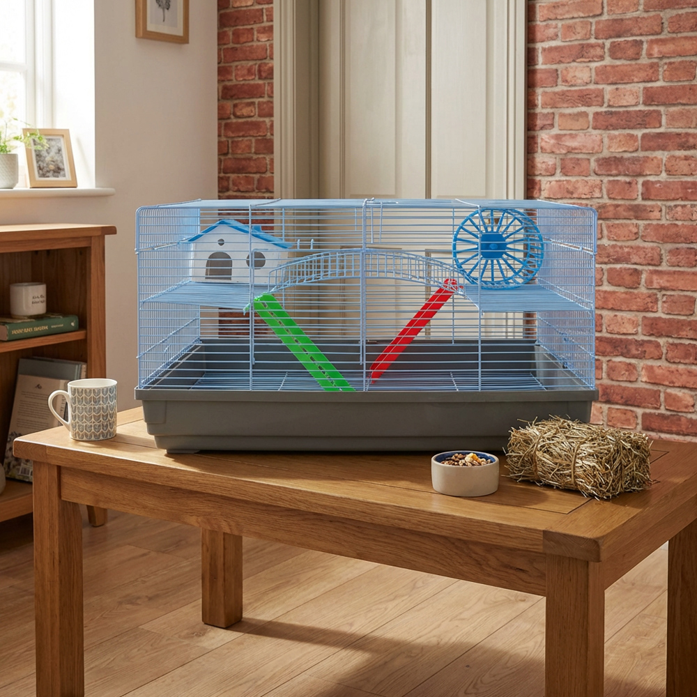 Shire Small Animal Blue Cage Image 2