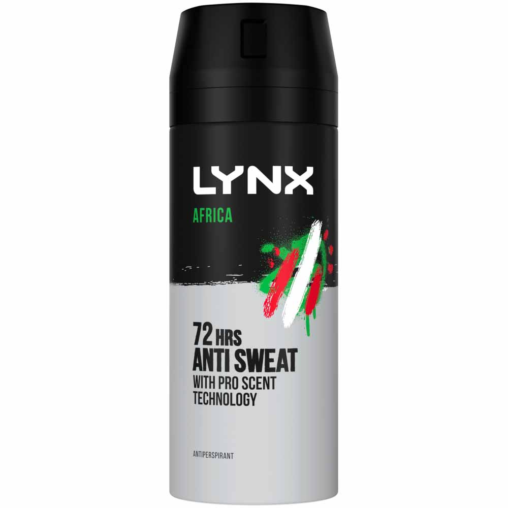 Lynx Africa Anti Perspirant Deodorant 150ml Image 1