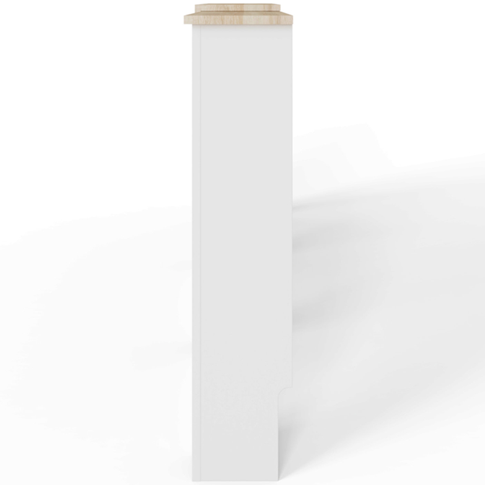 GFW Longslow White Adjustable Radiator Cover Image 4