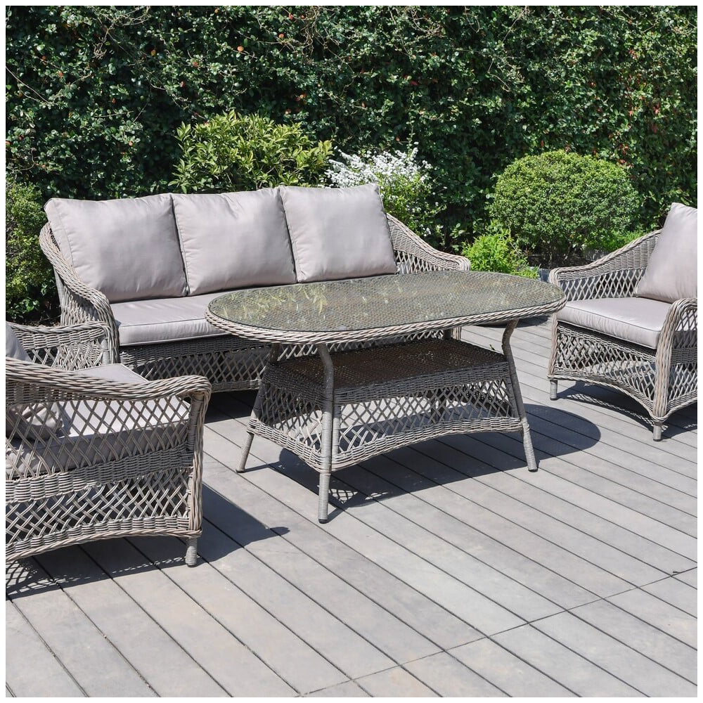 Malay Granada 5 Seater Natural Sofa Lounge Set Image 6