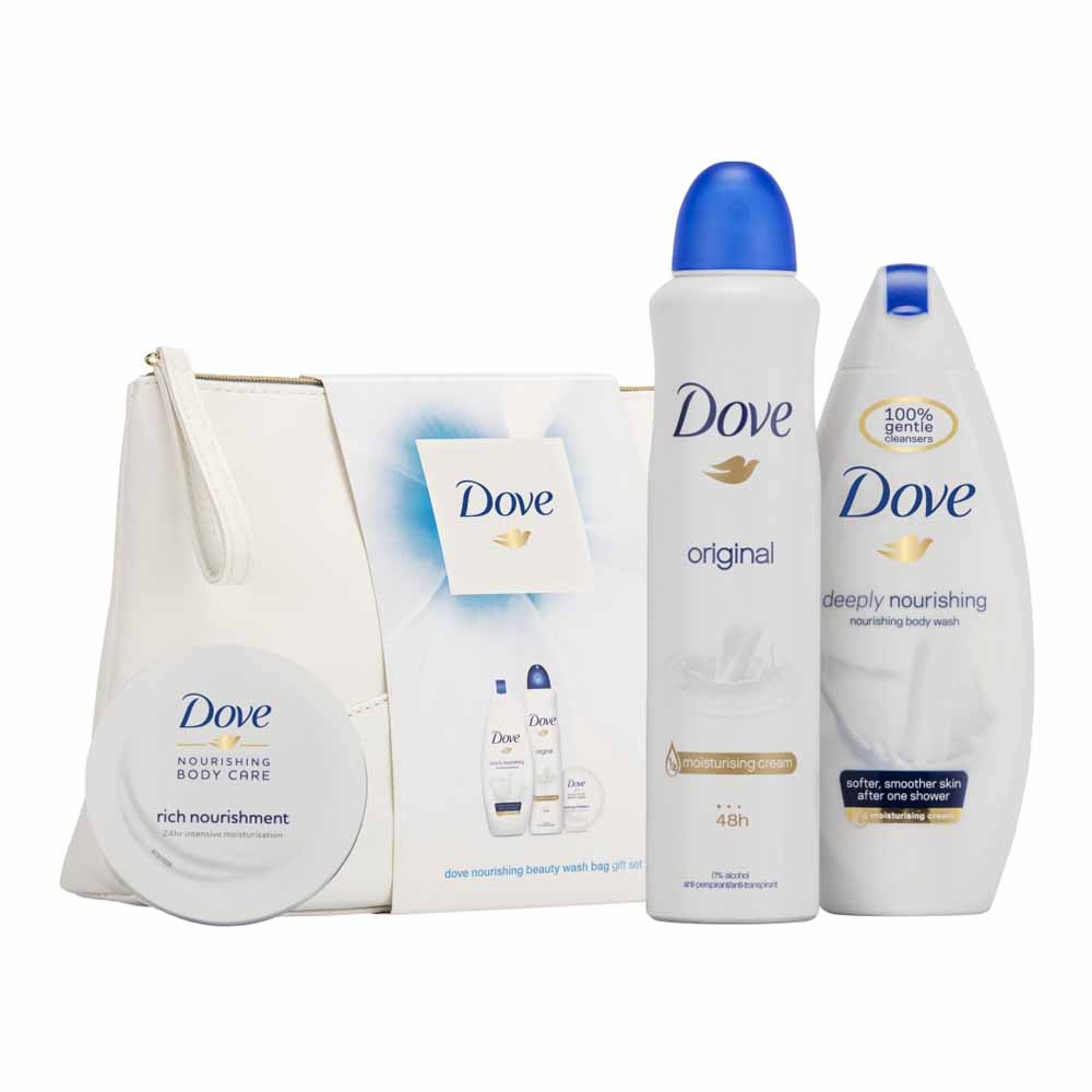 Dove Nourishing Beauty Wash Bag Gift Set Wilko
