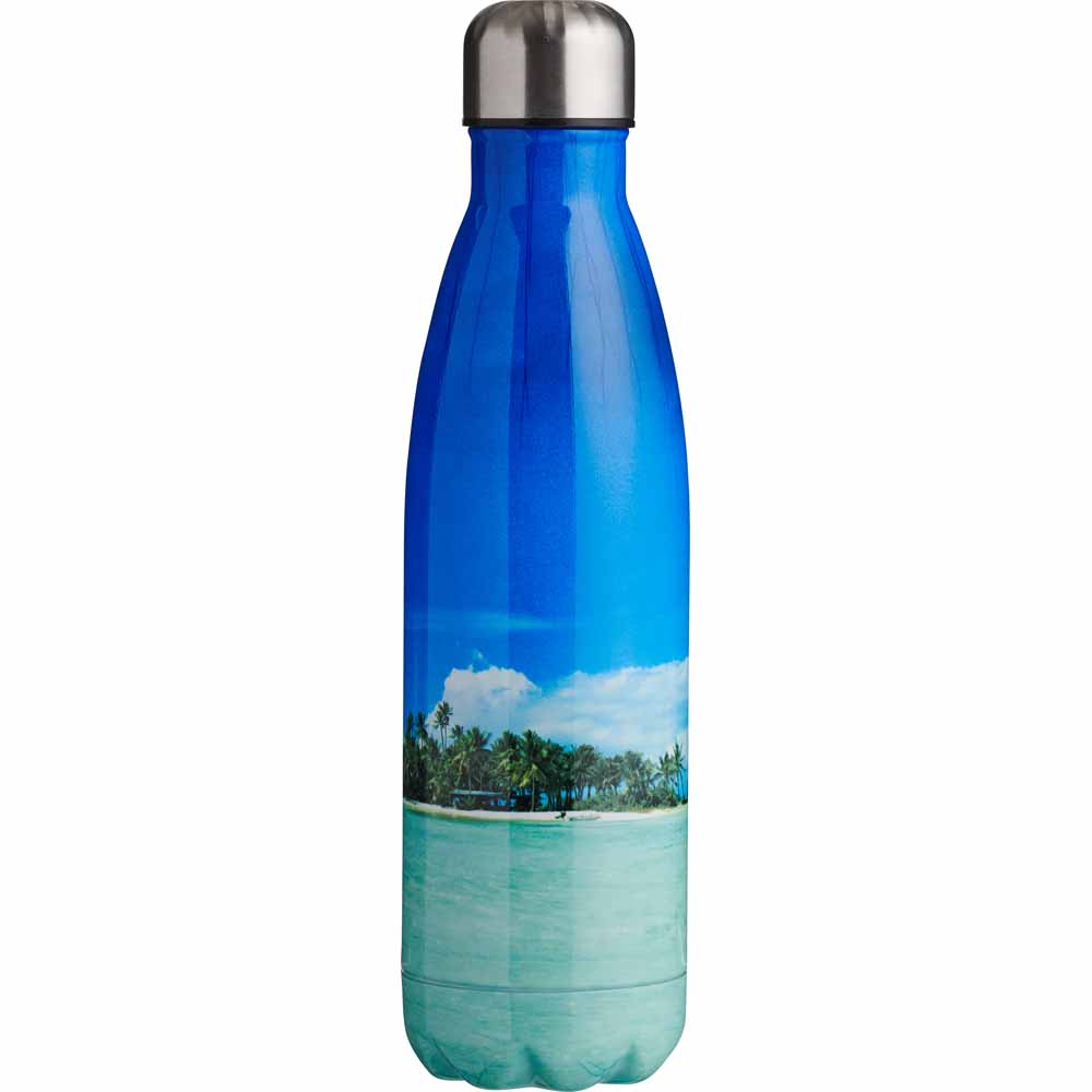 Wilko Tropical Double Wall Bottle 500ml Image