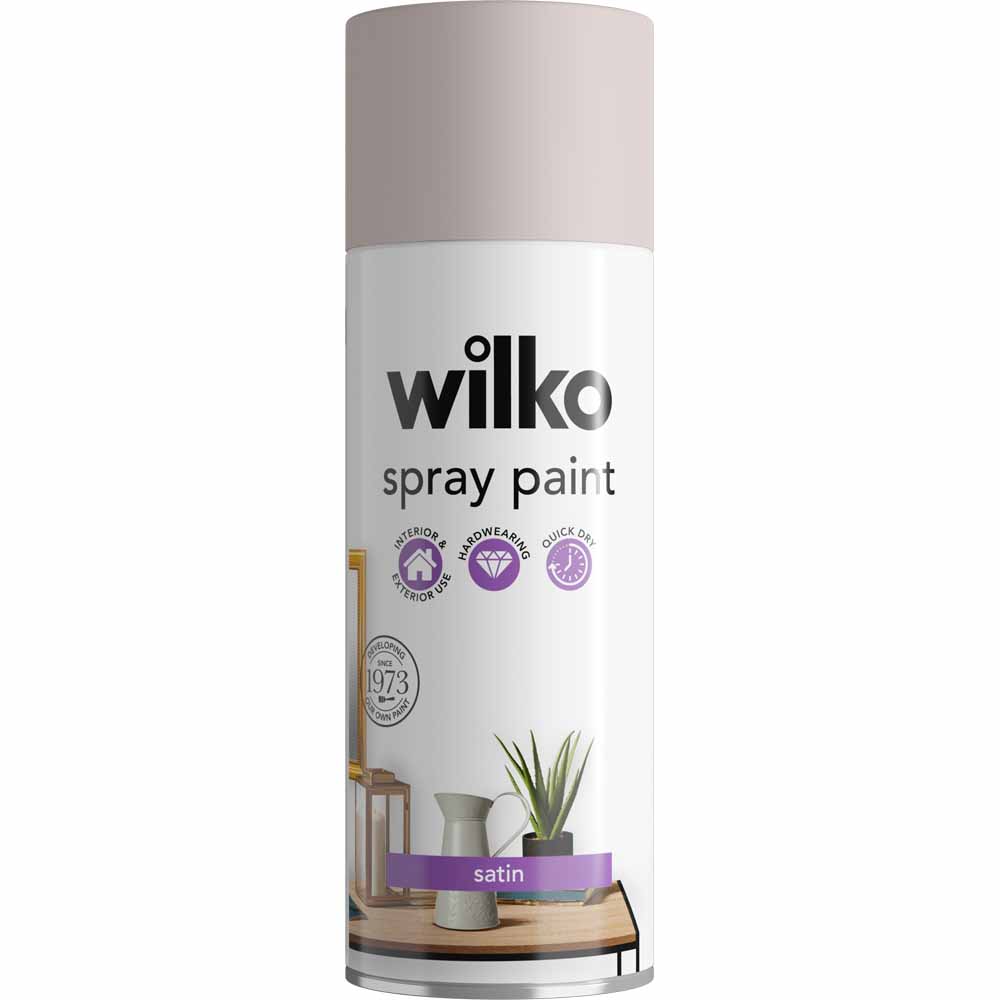 Wilko Delicate Blossom Satin Spray Paint 400ml Image