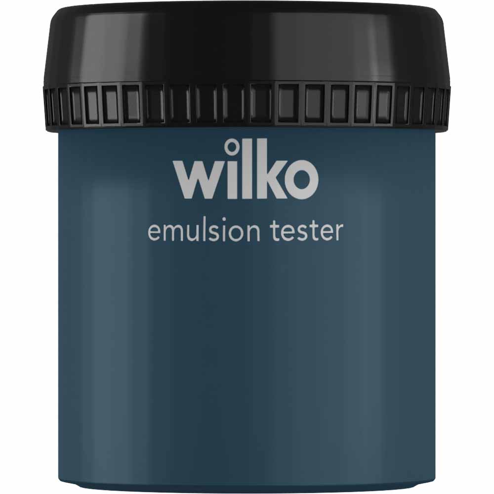 Wilko Peacock Teal Emulsion Paint Tester Pot 75ml Image 1
