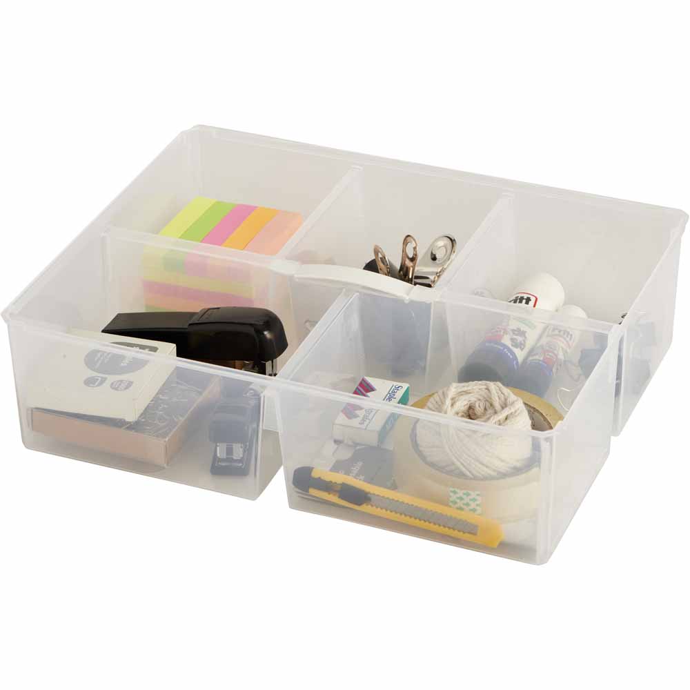 Wilko Compartment Insert Tower System Storage Box Wilko