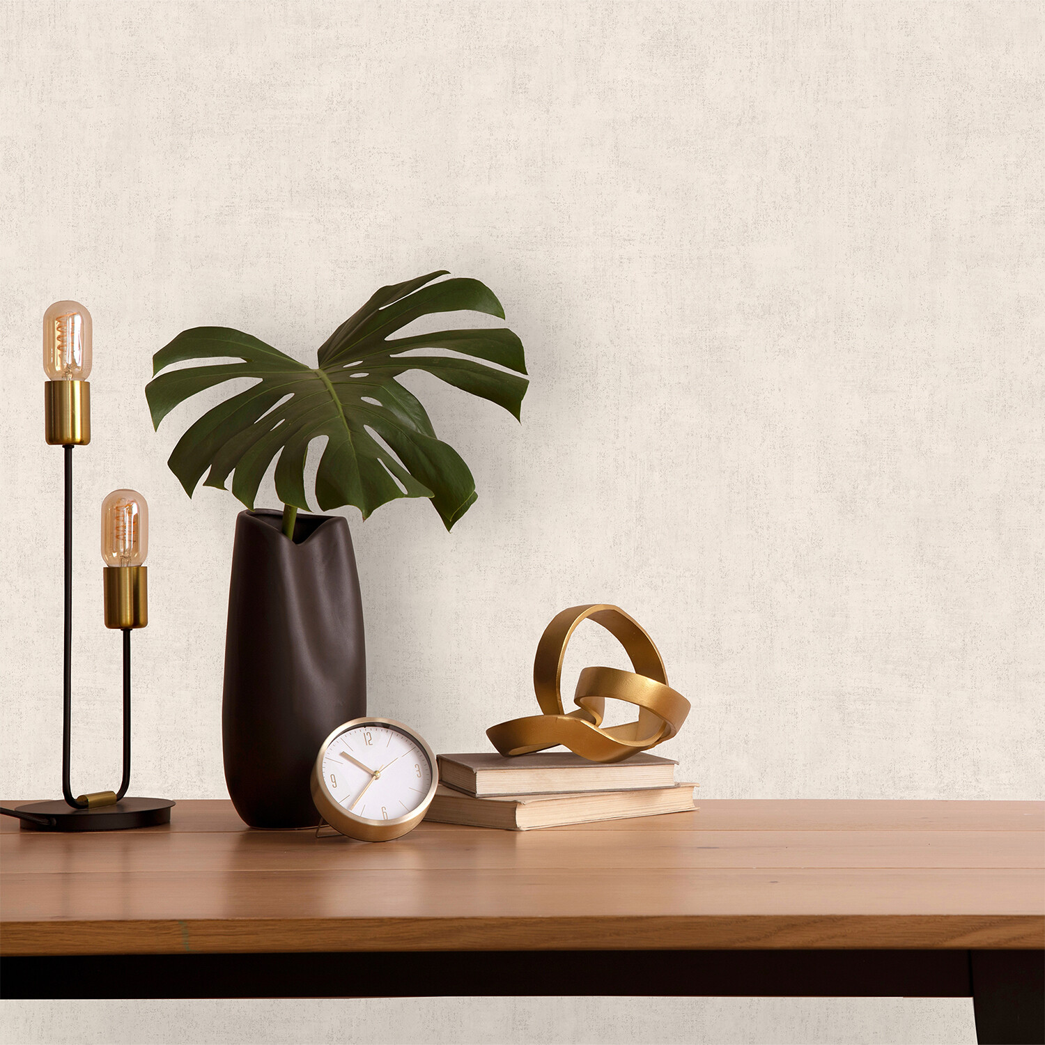 Annabella Semi Plain Wallpaper - Neutral Image 2