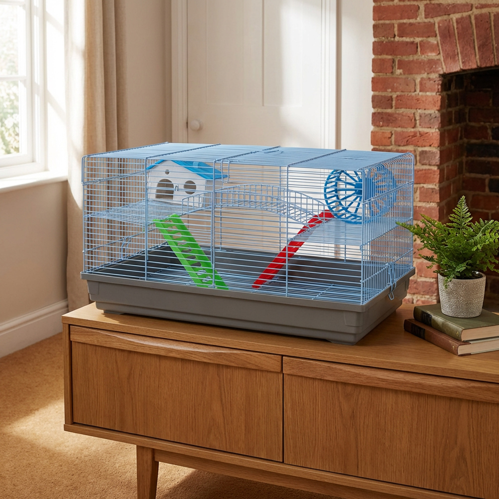 Shire Small Animal Blue Cage Image 3