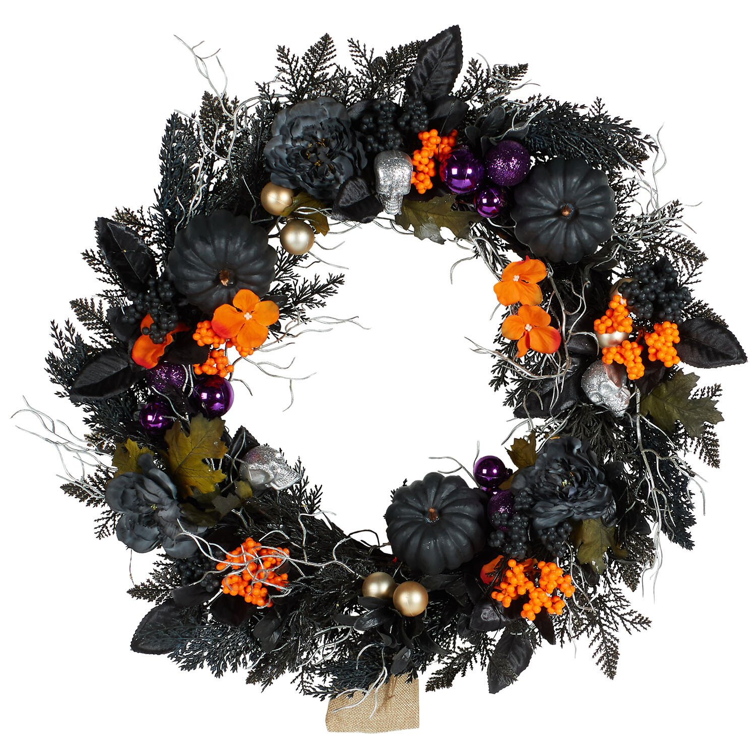 Halloween LED Wreath Multicolour Image 2