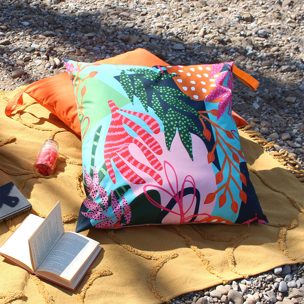 furn. Coralina Multicolour Floral Outdoor Cushion Image 2