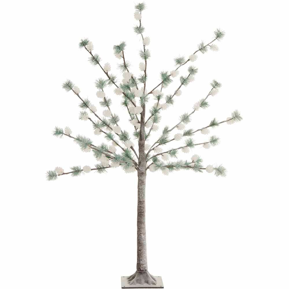 Wilko 4ft Light Up Cones and Spruce Twig Tree Image 2