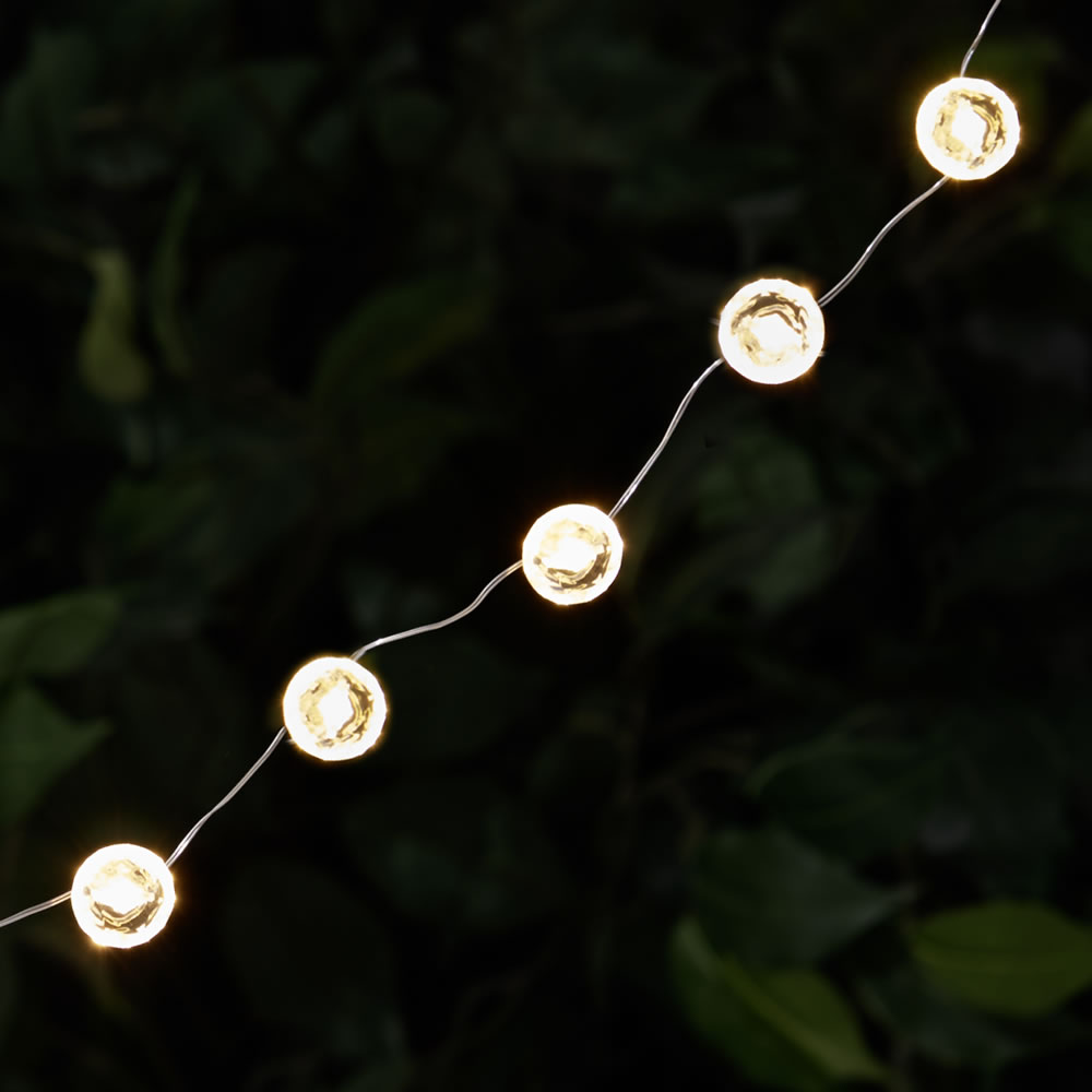 Wilko String Lights Diamond 40 Bulbs Wilko String Lights Diamond 40 Bulbs Image