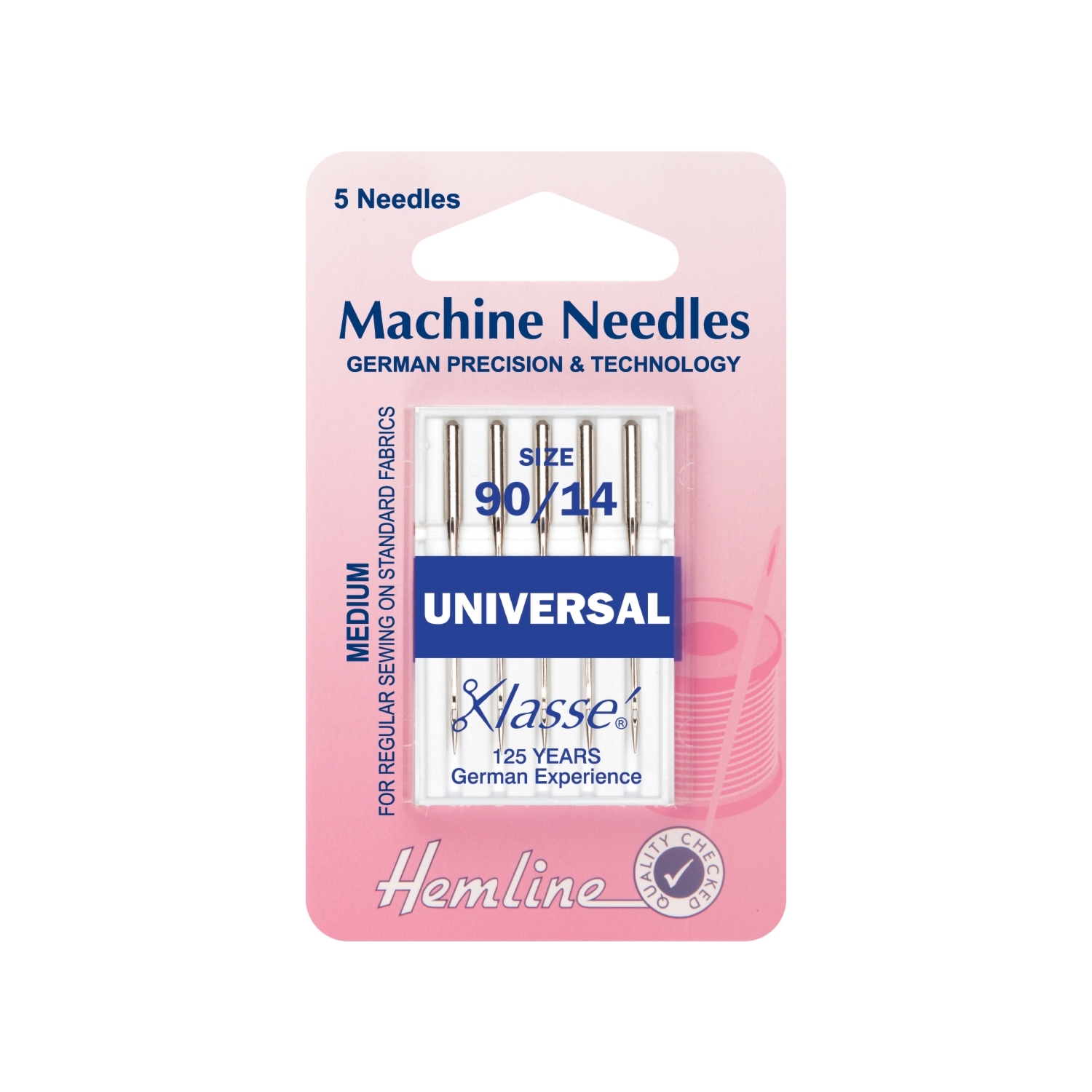 Hemline Heavy Universal Machine Needles - Size 90 / 14 Image