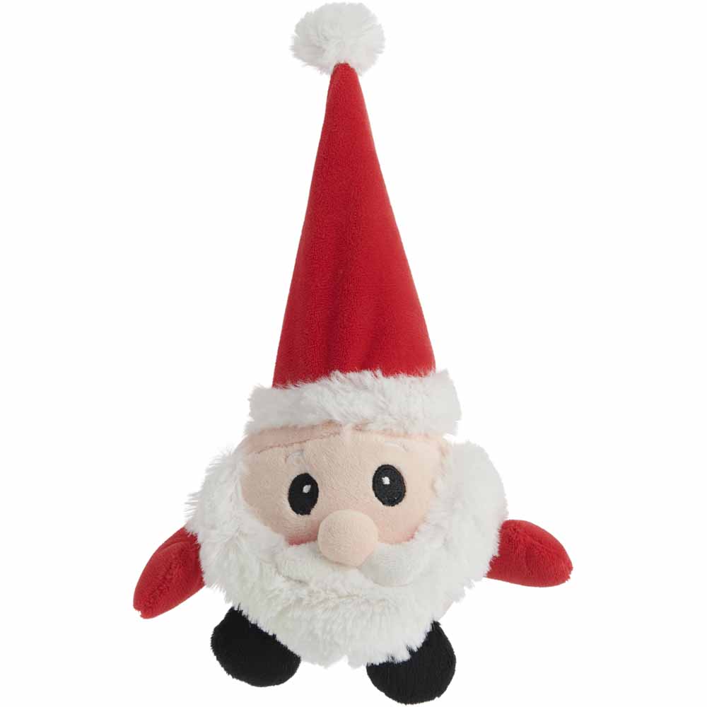 Wilko Spikey Santa Ball Dog Toy Image