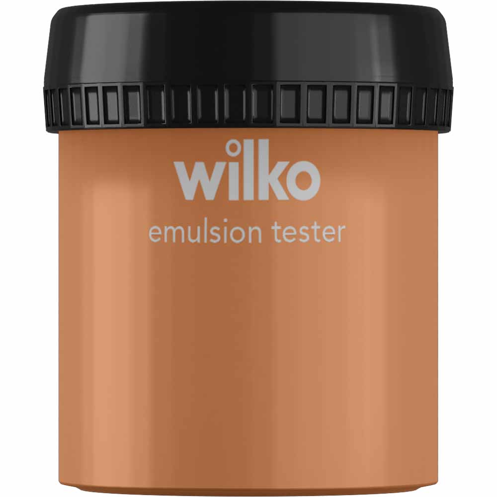 Wilko Tester Pot Retro Orange Emulsion Paint 75ml Wilko