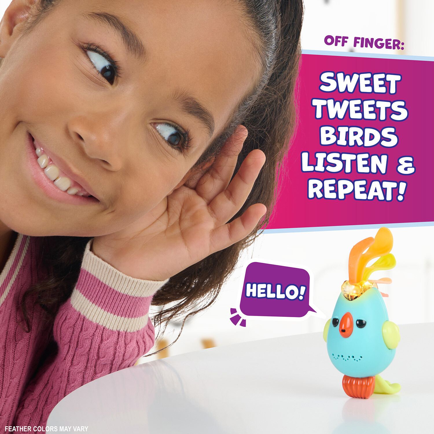 Single Fingerlings Sweet Tweets Bird in Assorted styles Image 2