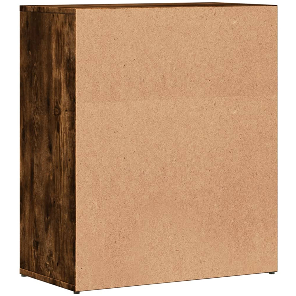 vidaXL 2 Door Smoked Oak Sideboard Set of 2 Image 6