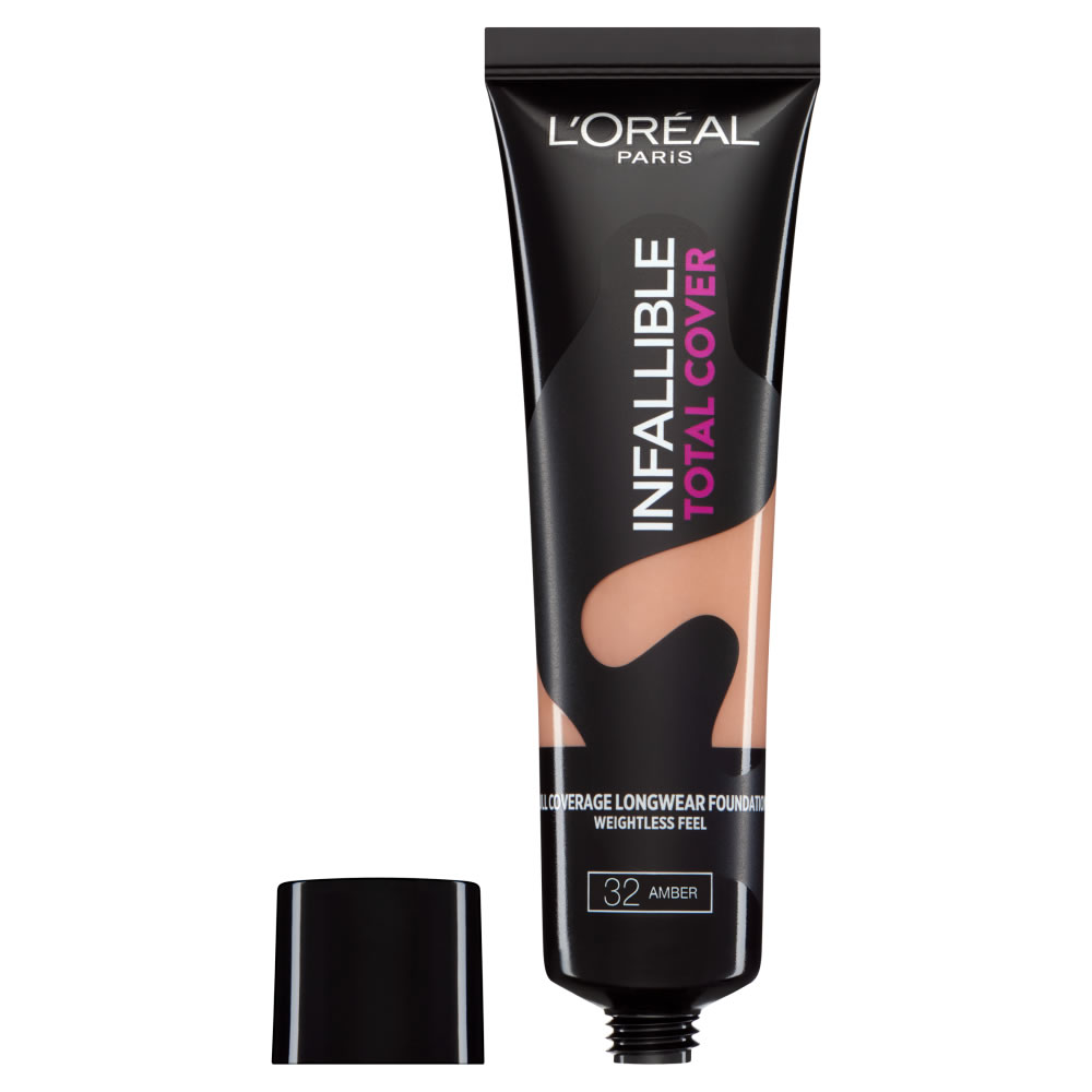 L'Oreal Paris Infallible Total Cover Foundation Amber Cappucino 32 Image 2