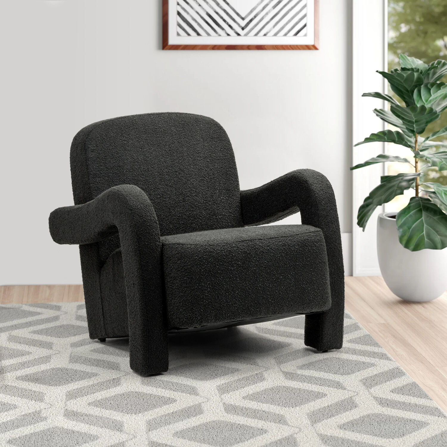 Kylie Accent Chair - Black Image