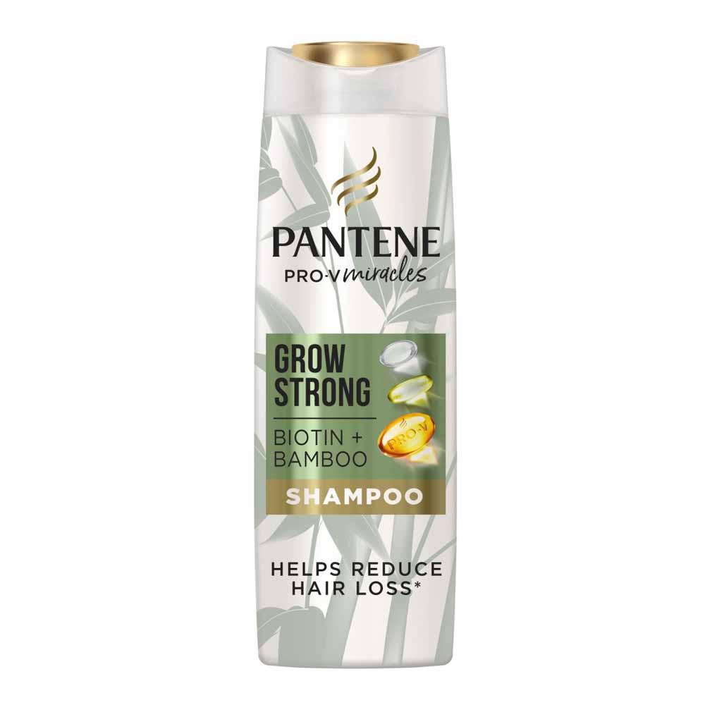 Pantene Pro V Miracles Grow Strong Bamboo Shampoo 400ml Image 1
