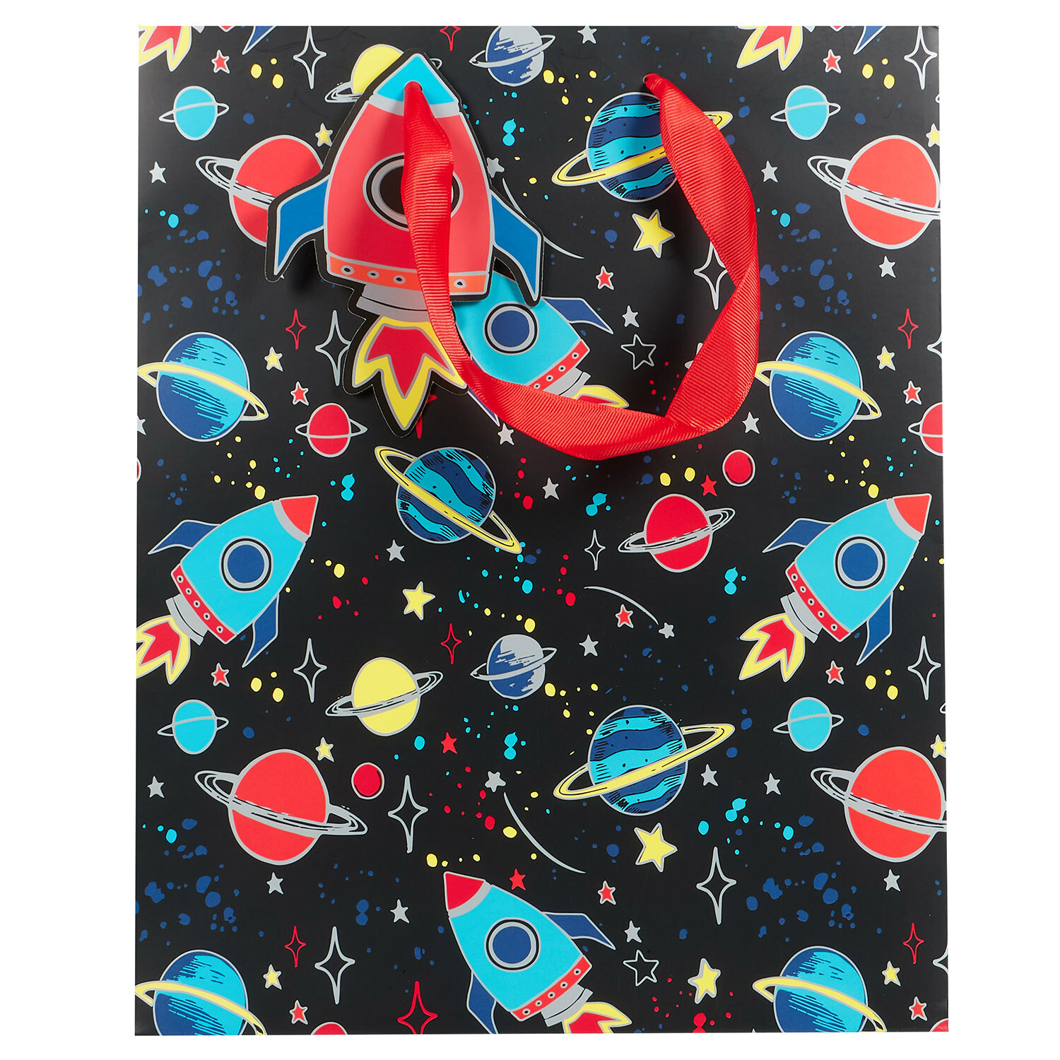 Pack of 2 Dinosaur and Space Large Gift Bags Image 4
