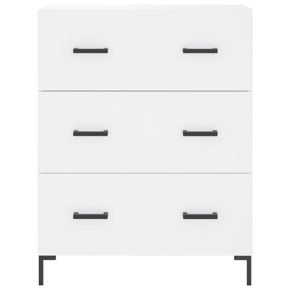 vidaXL 2 Door 3 Drawer White Highboard Image 8