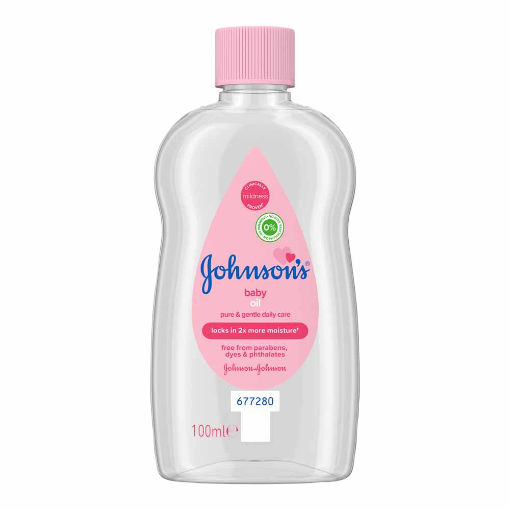 Johnson & Johnson Johnsons Baby Oil 100ml  - wilko