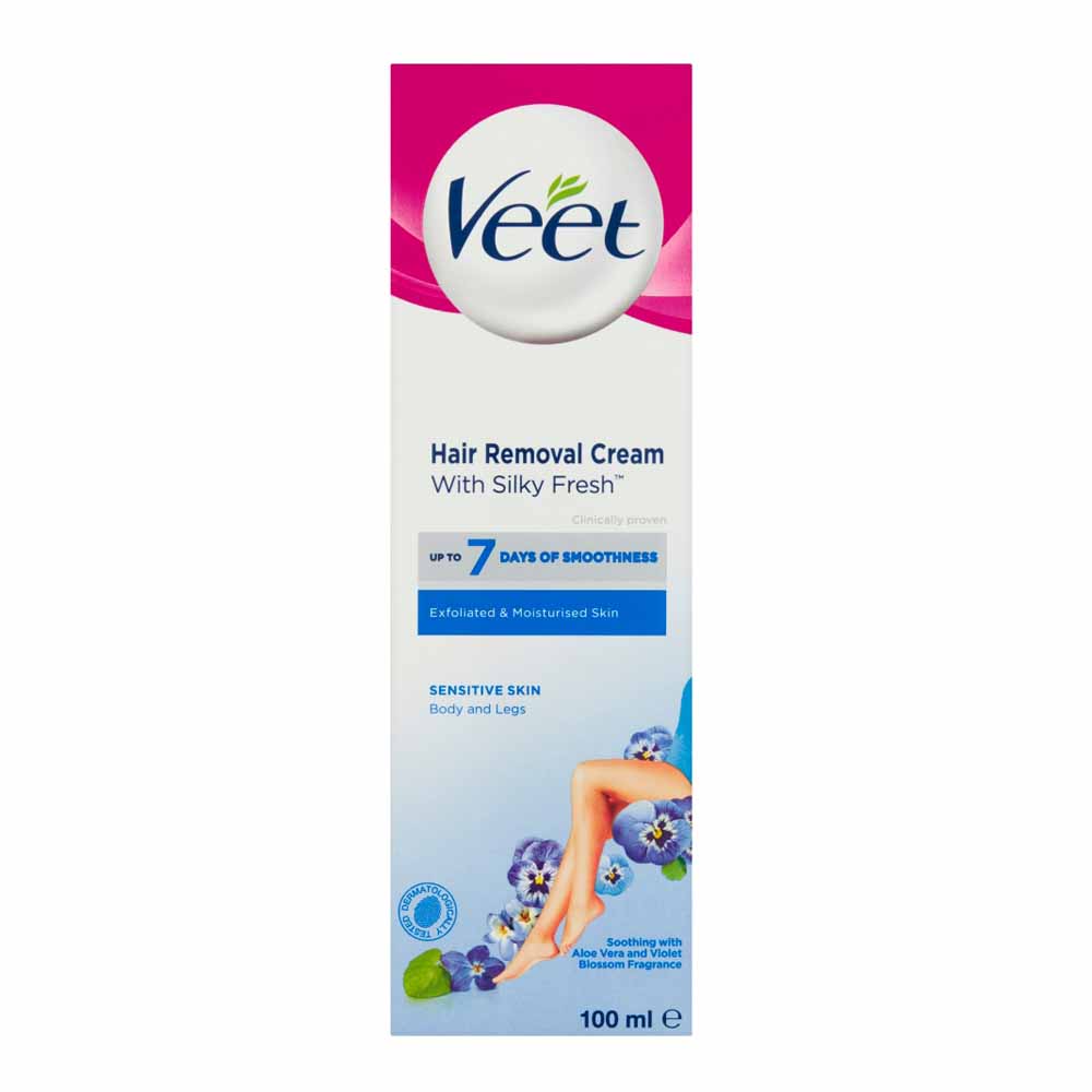 Veet Hair Removal Cream for Sensitive Skin 100ml Image 1