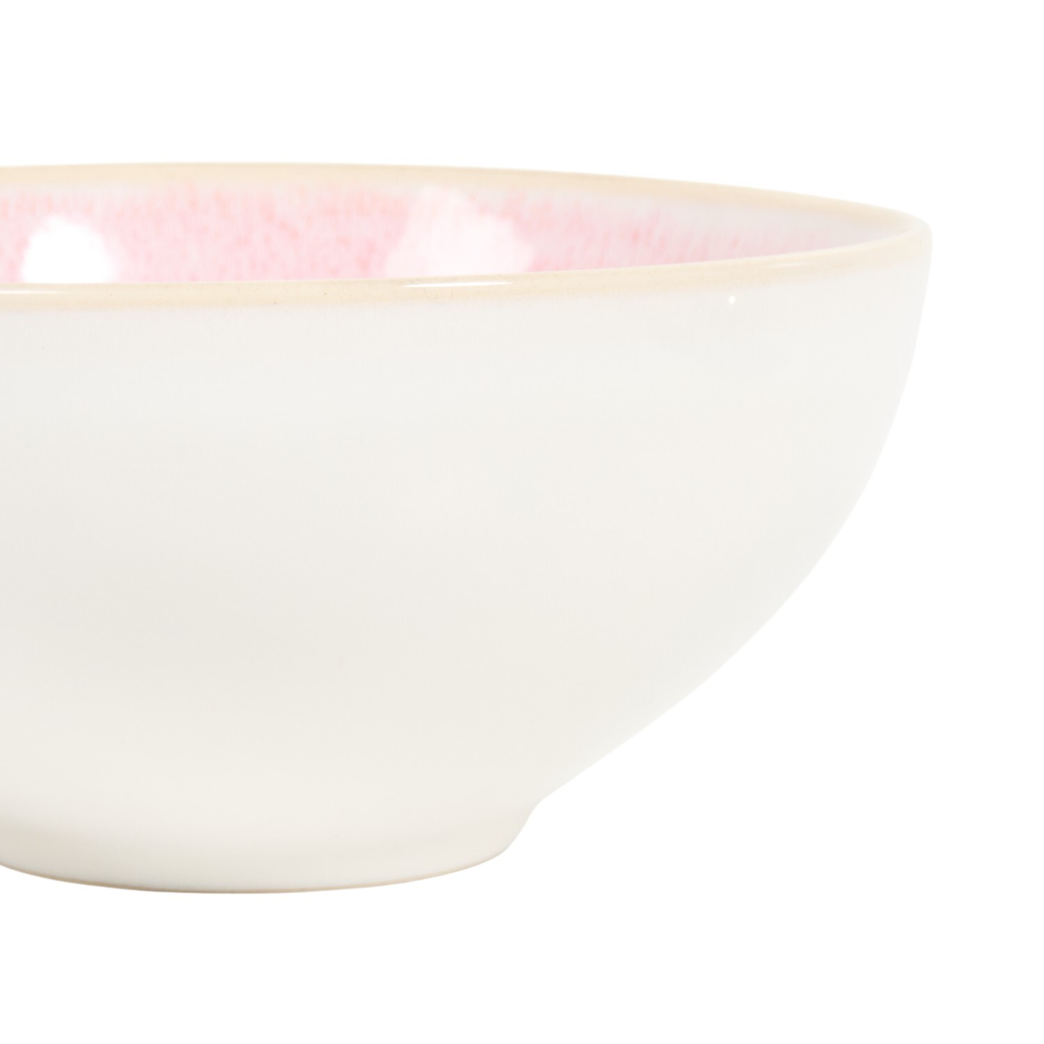 Pastel Reactive Glaze Bowl Pink Image 2