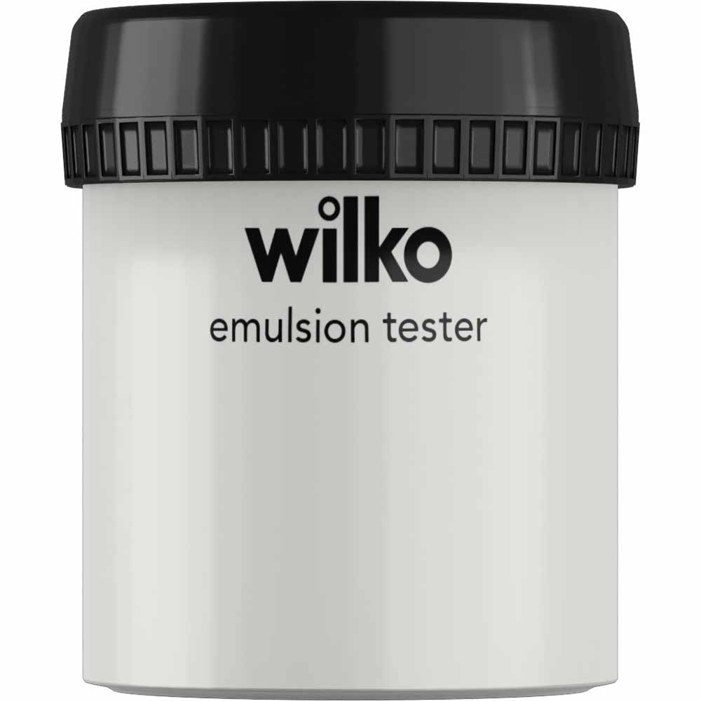 Wilko Pearl Grey Emulsion Paint Tester Pot 75ml Image 1