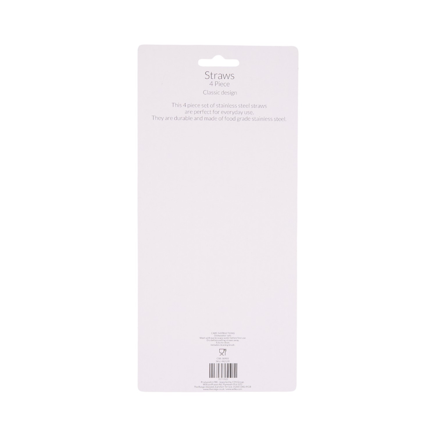 4 Piece Colours Collection Straws Image 2