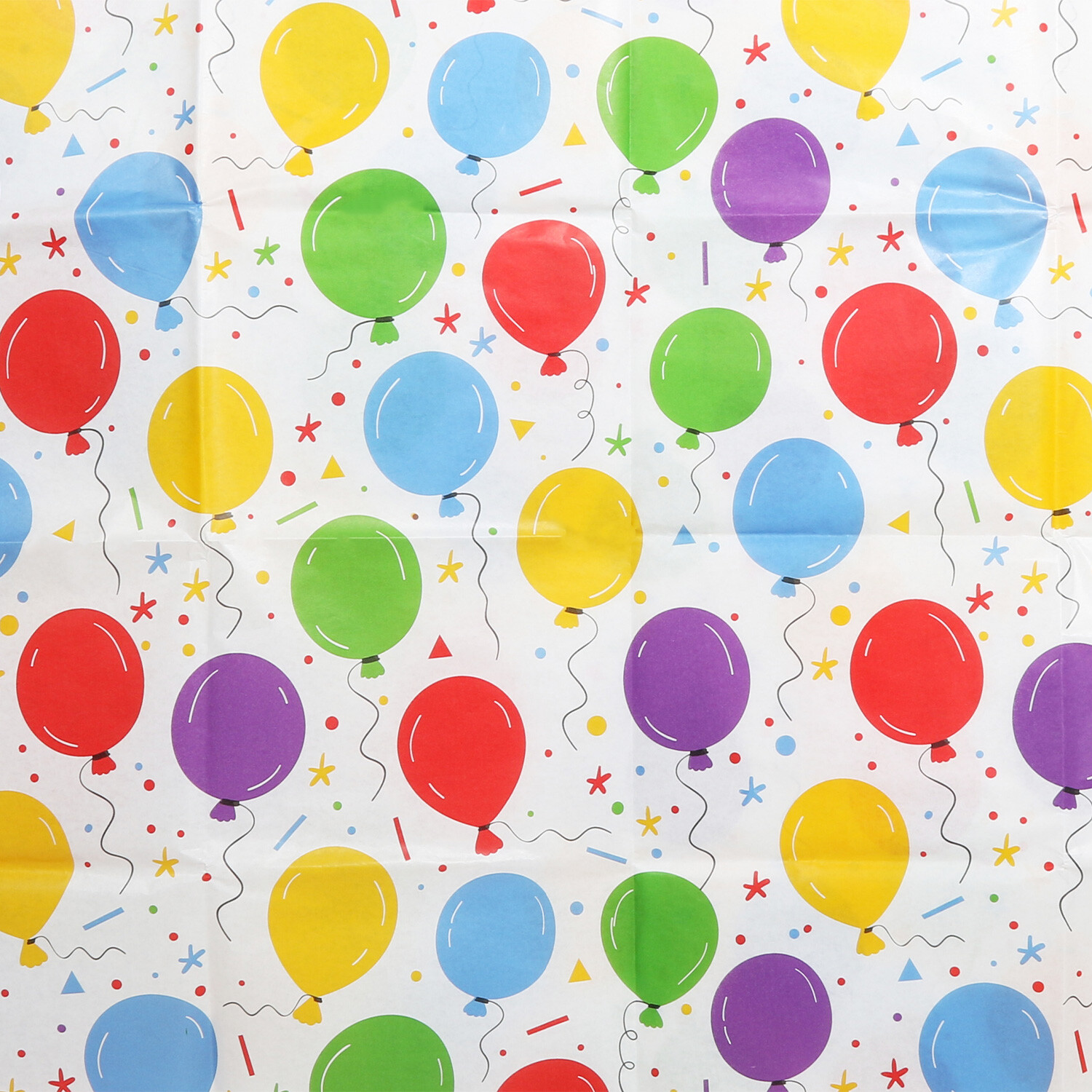 Balloon Paper Tablecloth 137 x 183cm Image