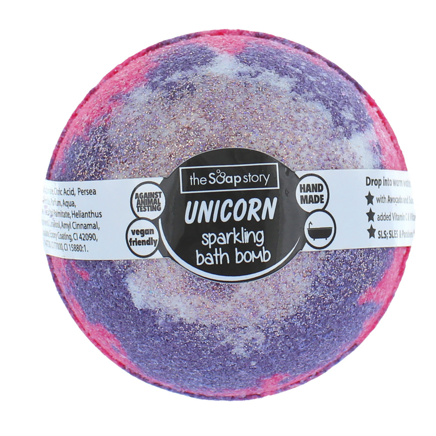 The Soap Story Unicorn Sparkling Bath Bomb Image