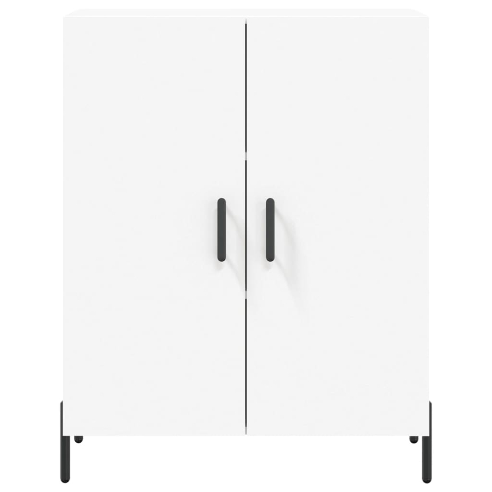 vidaXL 2 Door 3 Shelf White Highboard Image 8