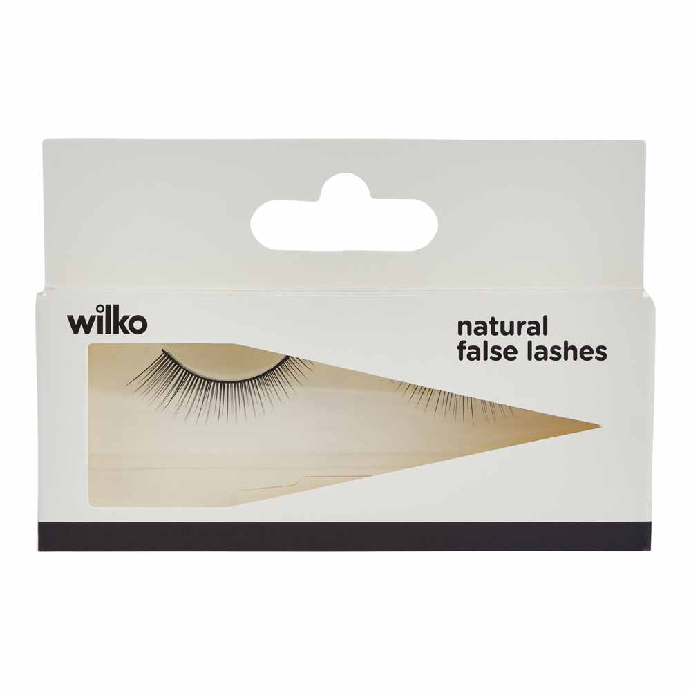Wilko Natural False Eyelashes Image 2