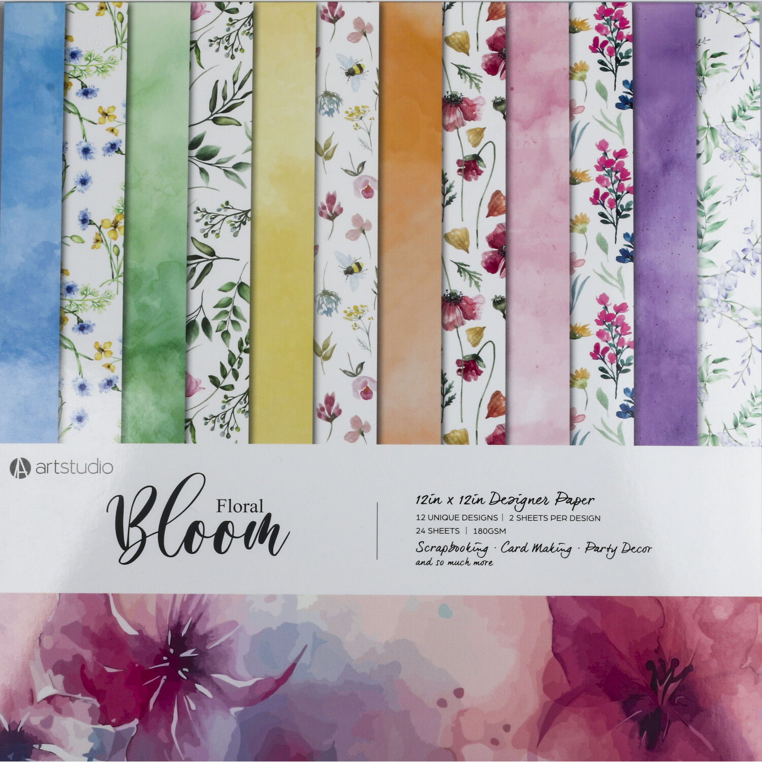 Bloom or Vintage Paper Pad - Multicolour Image 10