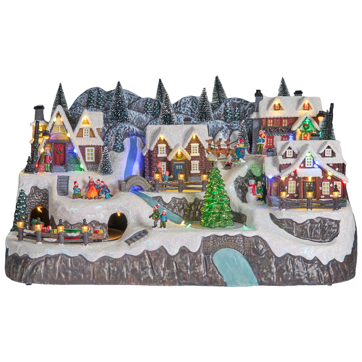 Christmas Whimsical LED Village Model Image 4