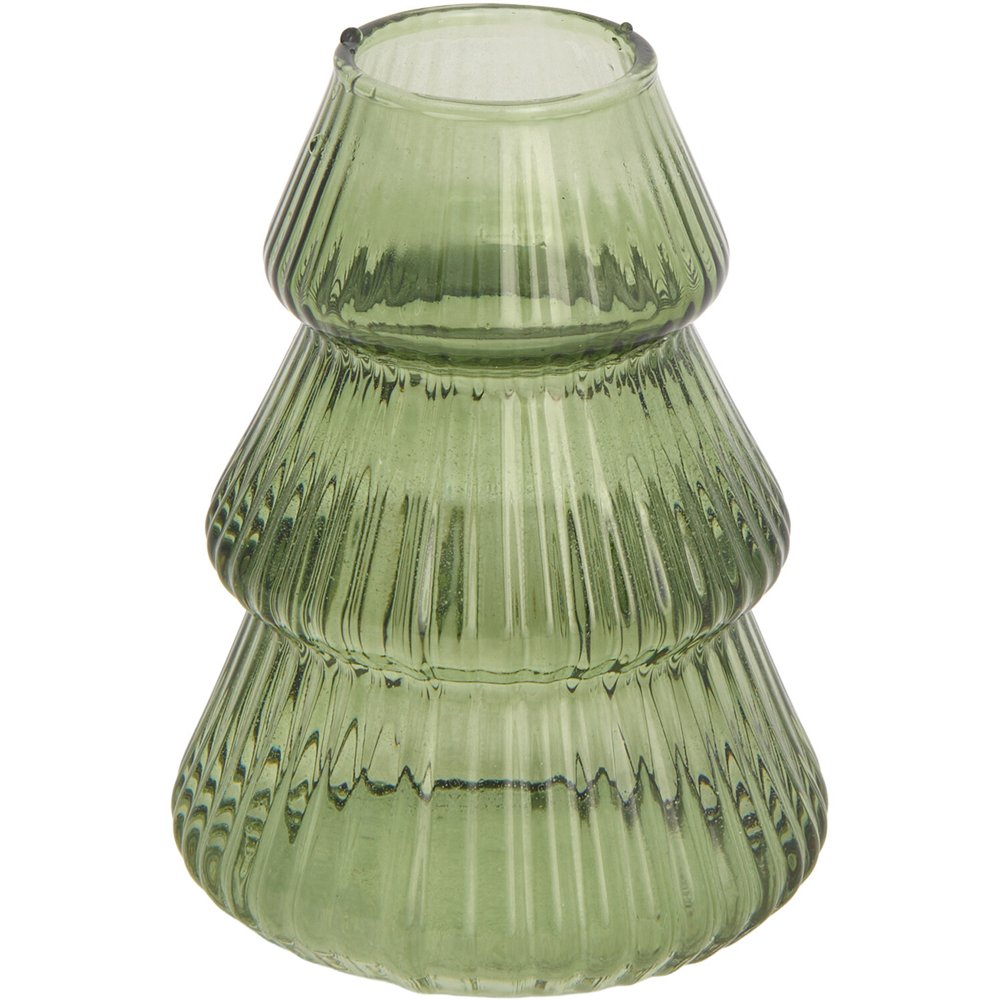Spruce and Cedar Glass Tree Reed Diffuser Green Image 4