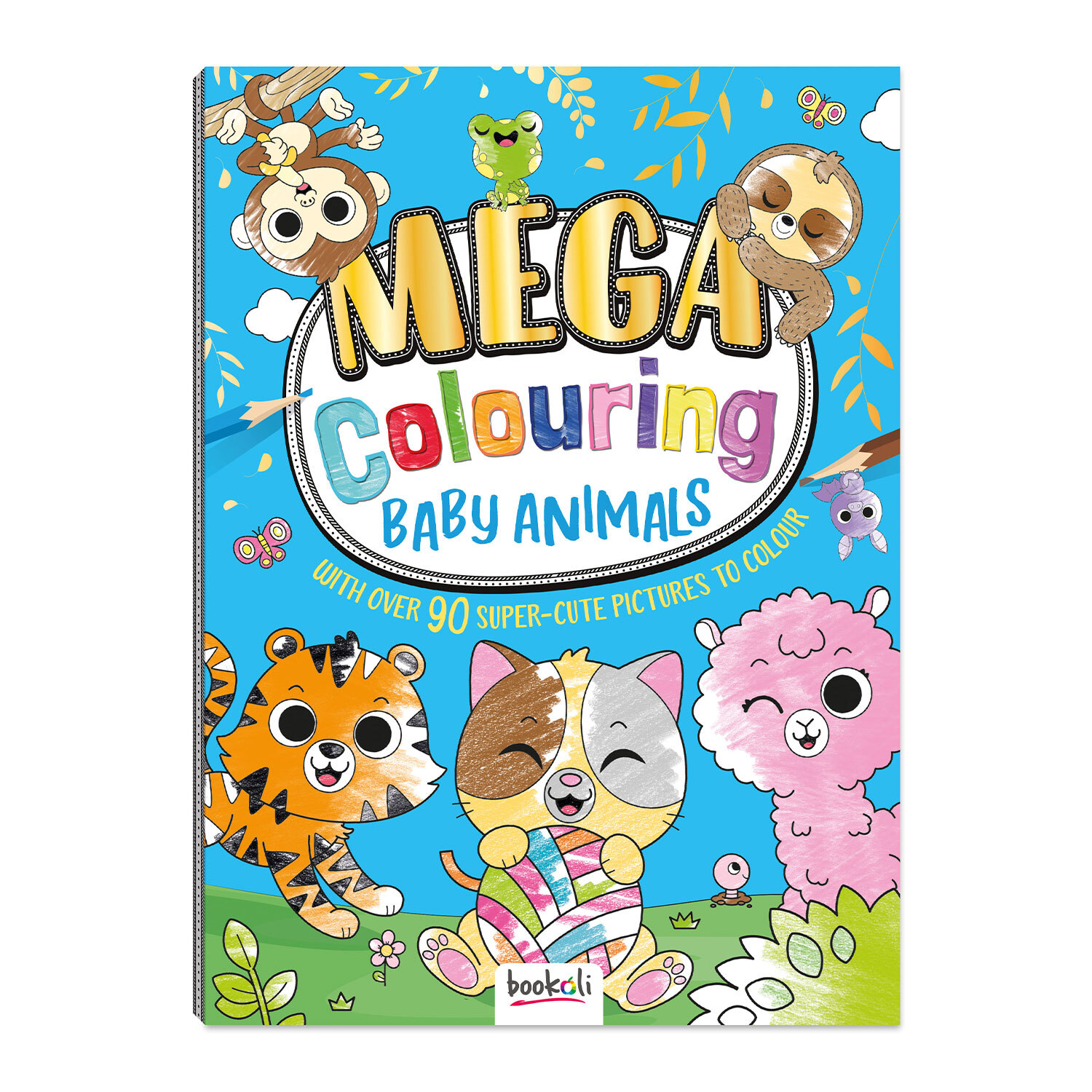 Mega Colouring Baby Animals Book - Multicolour Image
