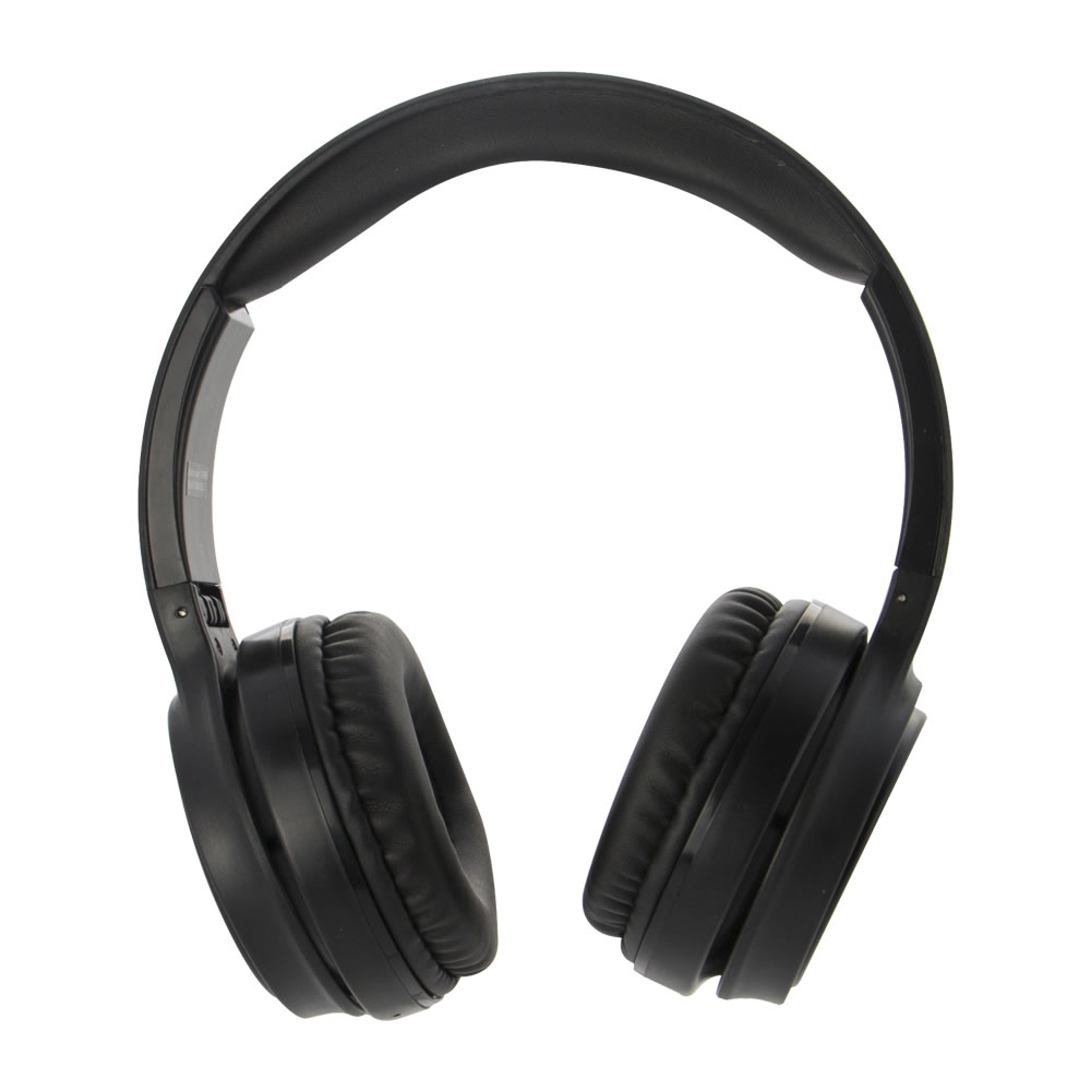 Wilko Black Wireless Bluetooth Headphones Image 4