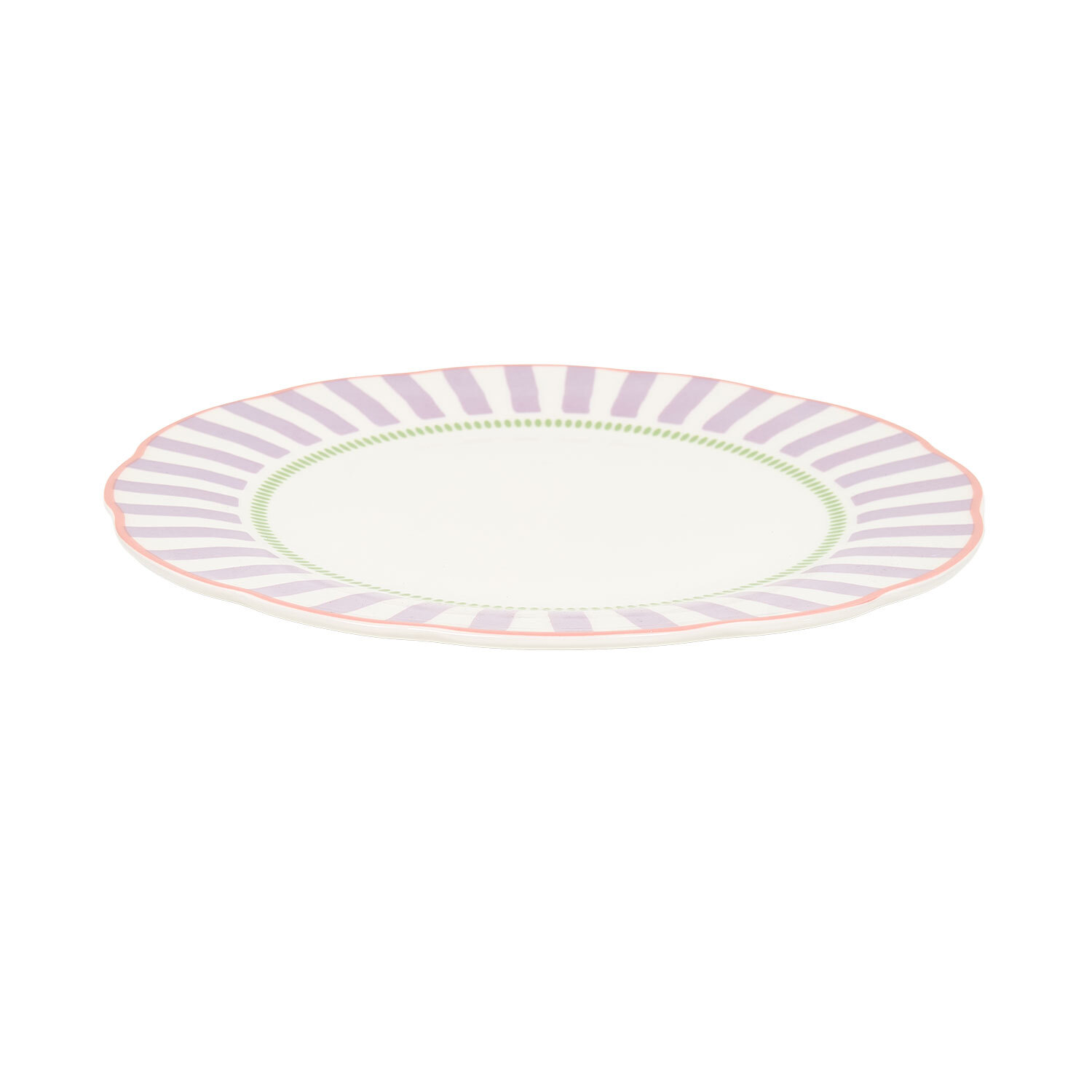 Candy Stripes Dinner Plate Image 3