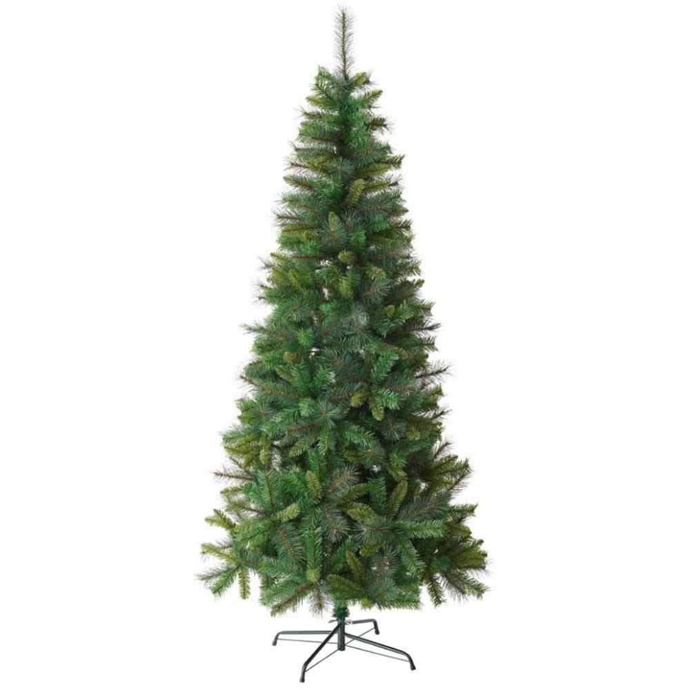 Wilko 7ft Mixed Needle Artificial Christmas Tree Image 1