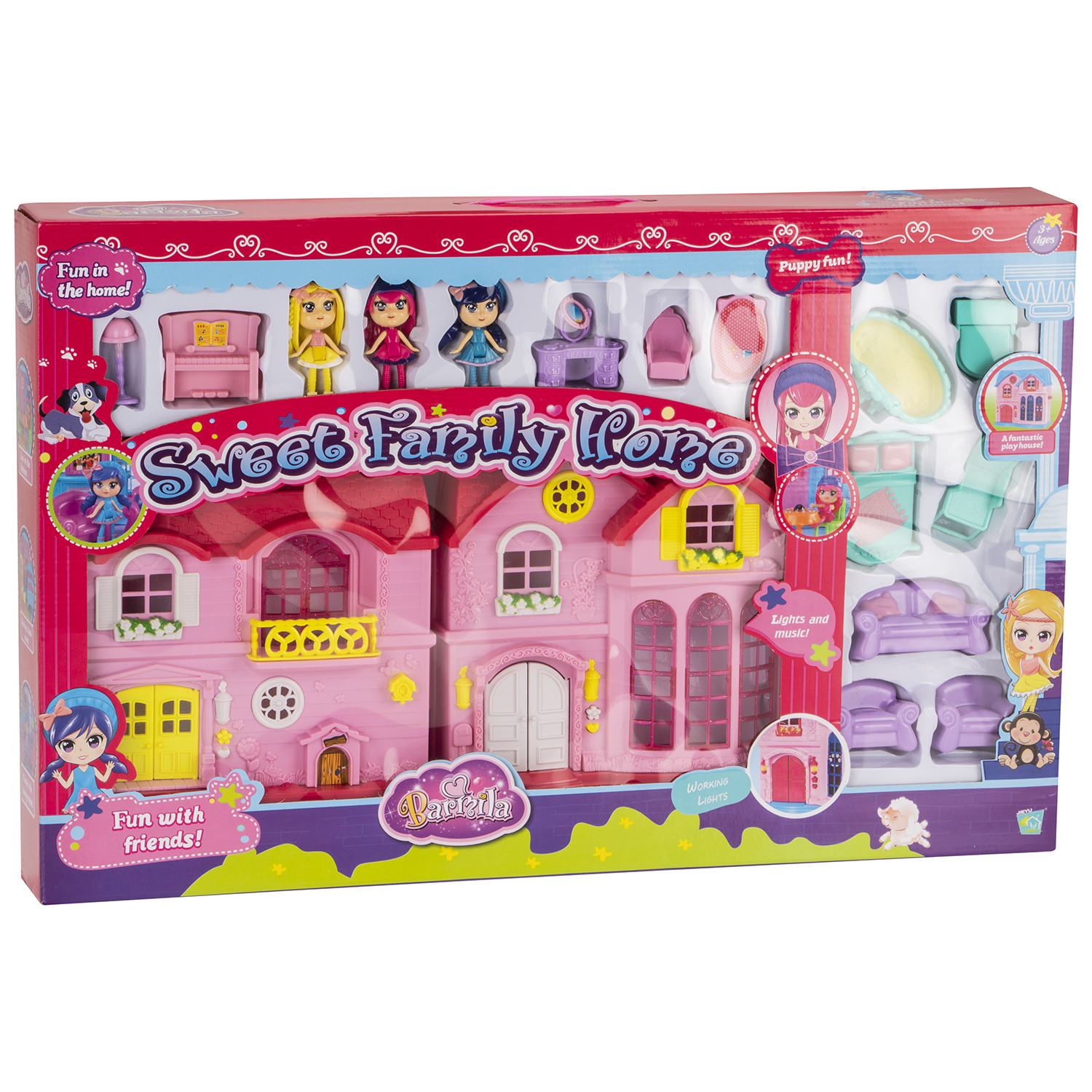 Sweet Family Home Dollhouse Image 1